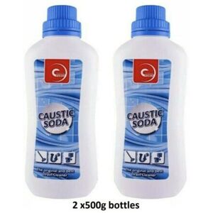HOMECARE PRODUCTS 2x Caustic Soda Original & Best Drain Cleaner Unblock 500g (1 KG) HOMECARE PRODUCTS 2x Caustic Soda Original & Best Drain Cleaner Unblock 500g (1 KG)
