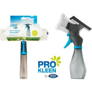 Pro Kleen 3-in-1 Window Glass Cleaner Spray Bottle Wiper Squeegee Pad Pro Kleen 3-in-1 Window Glass Cleaner Spray Bottle Wiper Squeegee Pad