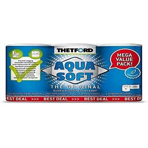 Thetford Aquasoft Soft Toilet Tissue (6 Rolls) Thetford Aquasoft Soft Toilet Tissue (6 Rolls)