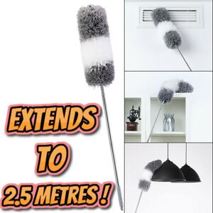 CLEANHOME Extendable handle Feather Duster 250cm Long Telescopic Magic Static Duster Brush CLEANHOME Extendable handle Feather Duster 250cm Long Telescopic Magic Static Duster Brush