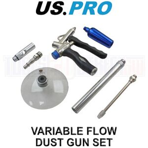 US PRO Tools Variable Flow Blow Dust Duster Gun, High Flow Nozzle & Adaptor 8790 US PRO Tools Variable Flow Blow Dust Duster Gun, High Flow Nozzle & Adaptor 8790