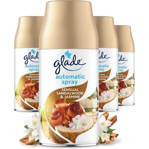 Glade Automatic Air Freshener Spray 269 ml Refill, Sandalwood & Jasmine, Pack of Glade Automatic Air Freshener Spray 269 ml Refill, Sandalwood & Jasmine, Pack of