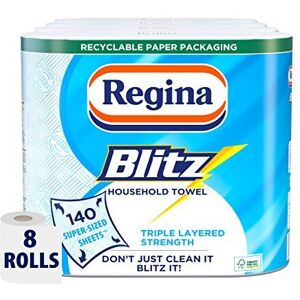 Regina Blitz FSC-Certified Triple-Layered Household Towel, 8 Rolls x 70 Sheets E Regina Blitz FSC-Certified Triple-Layered Household Towel, 8 Rolls x 70 Sheets E
