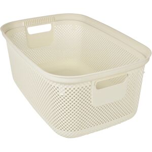 URBN Living (White) 30L Large Plastic Laundry Clothes Basket Handles URBN Living (White) 30L Large Plastic Laundry Clothes Basket Handles