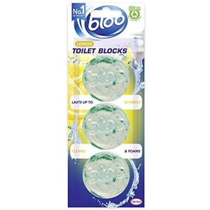 Bloo In Cistern Triple Blocks Citrus Zest with Long Lasting Anti-Limescale Clean Bloo In Cistern Triple Blocks Citrus Zest with Long Lasting Anti-Limescale Clean