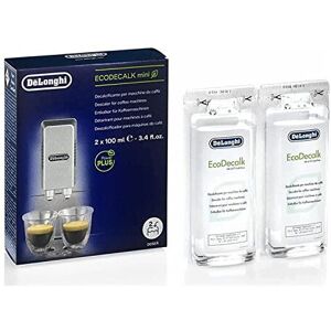 DeLonghi Mini 2 x 100ml Descaler (Pack of 1)-White DeLonghi Mini 2 x 100ml Descaler (Pack of 1)-White