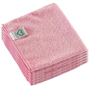 (Red ) Vileda r-MicroTuff Swift Recycled Microfibre Cloths (5 x Cloths) (Red ) Vileda r-MicroTuff Swift Recycled Microfibre Cloths (5 x Cloths)