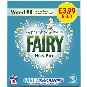 Fairy Non Bio Washing Powder 10 Washes 650g (Pack of 6) Fairy Non Bio Washing Powder 10 Washes 650g (Pack of 6)