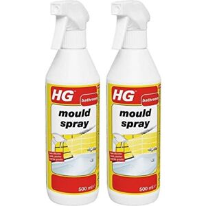 HG Hagesan Bathroom Mould Removal Spray 500 ml - Removes Mould, Fungi & Algae St HG Hagesan Bathroom Mould Removal Spray 500 ml - Removes Mould, Fungi & Algae St