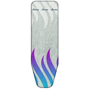 Vileda Total Reflect Ironing Board Cover Fabric Grey 120130 x 3845 cm Vileda Total Reflect Ironing Board Cover Fabric Grey 120130 x 3845 cm
