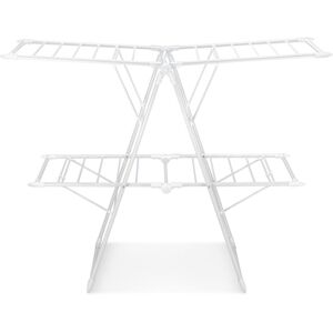 Costway 2-Tier Clothes Drying Rack Folding Dryer Stand Drying Rails Costway 2-Tier Clothes Drying Rack Folding Dryer Stand Drying Rails