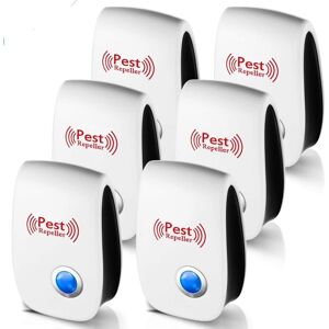 Practbeauty 6-Pack Ultrasonic Pest Repellers - Humane, Chemical-Free Rodents & Insects Contr Practbeauty 6-Pack Ultrasonic Pest Repellers - Humane, Chemical-Free Rodents & Insects Contr