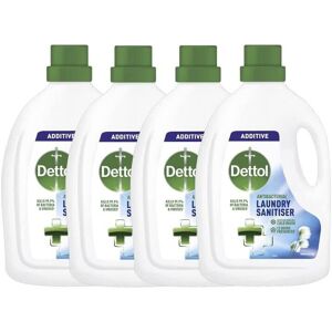 Dettol Antibacterial Laundry Cleanser Fresh Cotton 1.5 L, Pack of 4 Dettol Antibacterial Laundry Cleanser Fresh Cotton 1.5 L, Pack of 4