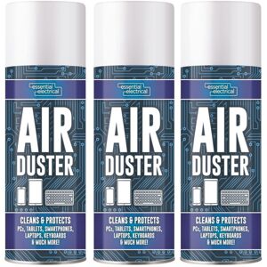 Rapide 3 x 400ML Air Duster Spray Can Clean Protects Laptop & Keybords Rapide 3 x 400ML Air Duster Spray Can Clean Protects Laptop & Keybords