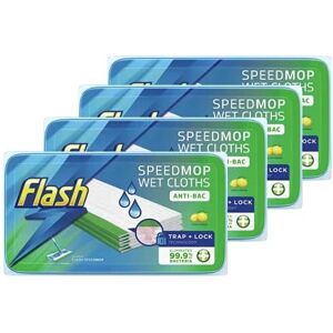 Flash Speedmop Wet Cloth Refills Floor Cleaner Lemon 96 Count (24 x 4) Flash Speedmop Wet Cloth Refills Floor Cleaner Lemon 96 Count (24 x 4)