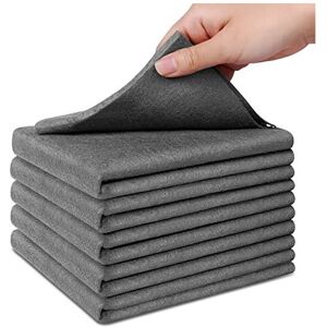 Vicloon 5PCS Microfiber Glass Cleaning Cloth, Reuseable Streak Free Magic Fiber Microfib Vicloon 5PCS Microfiber Glass Cleaning Cloth, Reuseable Streak Free Magic Fiber Microfib