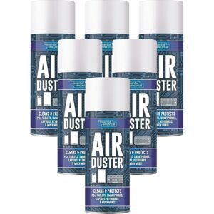 Rapide 6 x 400ml Air Duster Can - Clean, Protect Laptop & Keyboard Electronics (Code 99 Rapide 6 x 400ml Air Duster Can - Clean, Protect Laptop & Keyboard Electronics (Code 99
