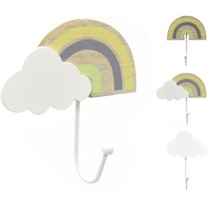 Carousel Home Rainbow Cloud coat hooks Decorative Wall hooks for Children's Bedroom & Nursery Carousel Home Rainbow Cloud coat hooks Decorative Wall hooks for Children's Bedroom & Nursery
