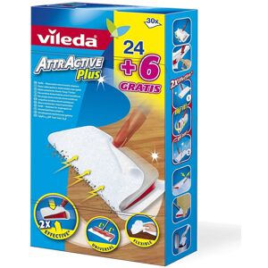 Vileda AttrActive Plus Disposable Electrostatic Dust Capture Cloth Replacement 2 Vileda AttrActive Plus Disposable Electrostatic Dust Capture Cloth Replacement 2