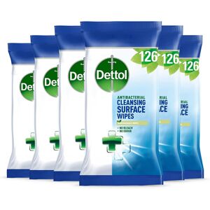 Dettol Anti-Bacterial Surface Cleaning Wipes, 756-Piece Dettol Anti-Bacterial Surface Cleaning Wipes, 756-Piece