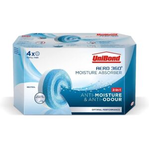 UniBond AERO 360° Moisture Absorber Neutral Refill Tab, ultra-absorbent and odou UniBond AERO 360° Moisture Absorber Neutral Refill Tab, ultra-absorbent and odou