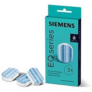 Siemens TZ80002B Descaling Tablets EQ Bean to Cup Coffee Machines, Plastic, White Siemens TZ80002B Descaling Tablets EQ Bean to Cup Coffee Machines, Plastic, White
