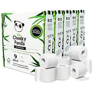 The Cheeky Panda Bamboo Toilet Rolls Bulk Buy ? 45 Rolls (5 Packs of 9) 3 Ply The Cheeky Panda Bamboo Toilet Rolls Bulk Buy ? 45 Rolls (5 Packs of 9) 3 Ply