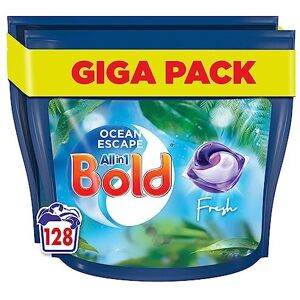 Bold All-in-1 PODS Washing Liquid Laundry Detergent Tablets / Capsules, 128 Wash Bold All-in-1 PODS Washing Liquid Laundry Detergent Tablets / Capsules, 128 Wash