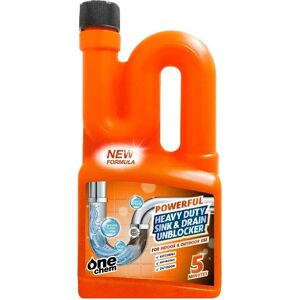 One Chem Heavy Duty Sink and Drain Unblocker 750ml One Chem Heavy Duty Sink and Drain Unblocker 750ml