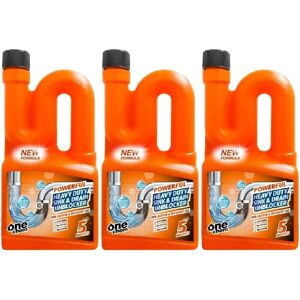 One Chem Heavy Duty Sink and Drain Unblocker 3 x 750ml One Chem Heavy Duty Sink and Drain Unblocker 3 x 750ml