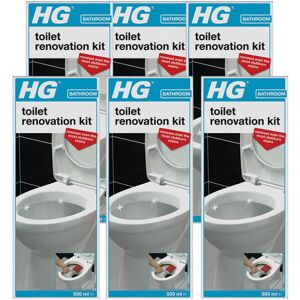 6 x HG Toilet Renovation Cleaning Kit - 500ml 6 x HG Toilet Renovation Cleaning Kit - 500ml