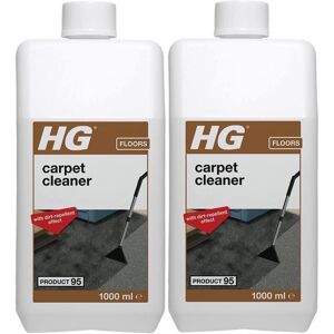 2 x HG Carpet & Upholstery Cleaner and Removes Dirt Stain - 1 Litres 2 x HG Carpet & Upholstery Cleaner and Removes Dirt Stain - 1 Litres