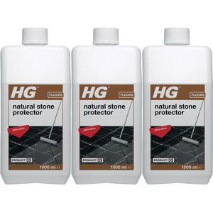 3 x HG Natural Stone Protector Product 33 - 1Liter 3 x HG Natural Stone Protector Product 33 - 1Liter