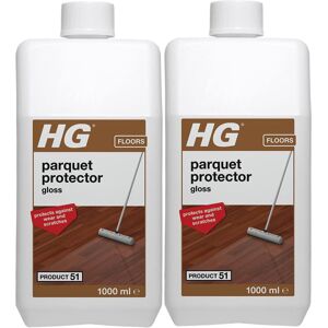 2 x HG Parquet Protector Gloss (Product 51) - 1 Litre 2 x HG Parquet Protector Gloss (Product 51) - 1 Litre