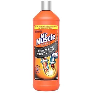 Mr Muscle Drain Unblocker, Drain Cleaner Power Gel, 1 Litre (Packaging May Vary) Mr Muscle Drain Unblocker, Drain Cleaner Power Gel, 1 Litre (Packaging May Vary)