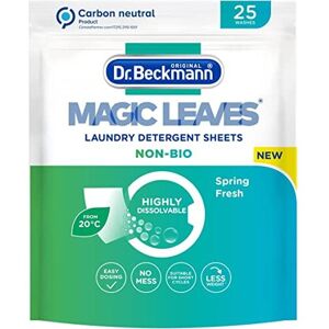 Dr Beckmann Dr. Beckmann MAGIC LEAVES Laundry Detergent Sheets NON-BIO 25 Sheets Dr Beckmann Dr. Beckmann MAGIC LEAVES Laundry Detergent Sheets NON-BIO 25 Sheets