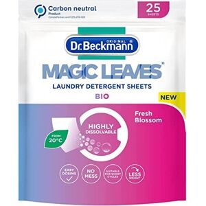 Dr Beckmann Dr. Beckmann MAGIC LEAVES Laundry Detergent Sheets BIO 25 Sheets Dr Beckmann Dr. Beckmann MAGIC LEAVES Laundry Detergent Sheets BIO 25 Sheets