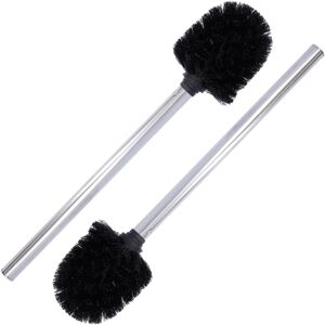 GEEZY 2x Toilet Brush Stainless Steel Bathroom Cleaning Sturdy Bristles Quality GEEZY 2x Toilet Brush Stainless Steel Bathroom Cleaning Sturdy Bristles Quality