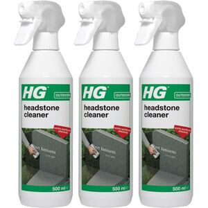 3 x HG Headstone Cleaner Spray - 500ml 3 x HG Headstone Cleaner Spray - 500ml