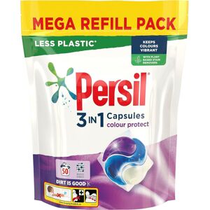 Persil 3 in 1 Colour Protect Laundry Capsules Mega Refill Pack - 50 Washes, 1.35 Persil 3 in 1 Colour Protect Laundry Capsules Mega Refill Pack - 50 Washes, 1.35