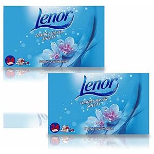 2 Pack of Lenor Tumble Dryer Fabric Conditioner Sheets Spring Awakening, 34 Shee 2 Pack of Lenor Tumble Dryer Fabric Conditioner Sheets Spring Awakening, 34 Shee