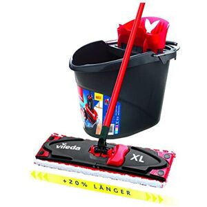 Vileda ULTRAMAX XL Floor Mop Complete Set, Extra Wide Mop with Handle, Microfibre Cover Vileda ULTRAMAX XL Floor Mop Complete Set, Extra Wide Mop with Handle, Microfibre Cover