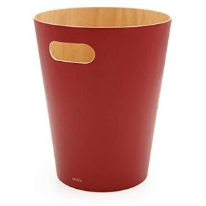 Umbra Woodrow Waste Bin, Red Umbra Woodrow Waste Bin, Red
