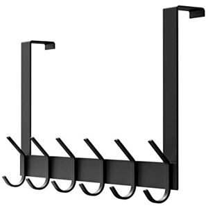yumore Over Door Hook Hanger, Over The Door Hanger with 12 Hooks Stainless Steel Over D yumore Over Door Hook Hanger, Over The Door Hanger with 12 Hooks Stainless Steel Over D