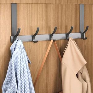 DONGDA Over The Door Hook - Heavy Duty Double-Hook Hanger, No-Drill Coat Rack, Fits Doo DONGDA Over The Door Hook - Heavy Duty Double-Hook Hanger, No-Drill Coat Rack, Fits Doo
