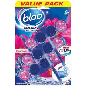 Bloo Colour Active Flower Rim Block, Flowers Triple 150 g Bloo Colour Active Flower Rim Block, Flowers Triple 150 g