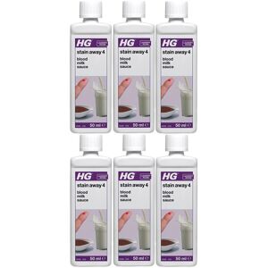 6 x HG Stain Away No. 4 Stain Remover Sauce Gravy Spices Blood - 50ml 6 x HG Stain Away No. 4 Stain Remover Sauce Gravy Spices Blood - 50ml