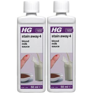 2 x HG Stain Away No. 4 Stain Remover Sauce Gravy Spices Blood - 50ml 2 x HG Stain Away No. 4 Stain Remover Sauce Gravy Spices Blood - 50ml
