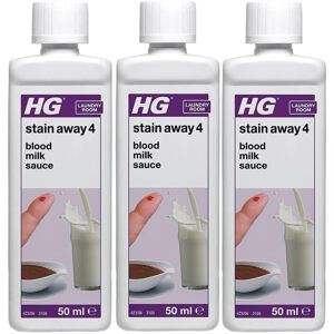 3 x HG Stain Away No. 4 Stain Remover Sauce Gravy Spices Blood - 50ml 3 x HG Stain Away No. 4 Stain Remover Sauce Gravy Spices Blood - 50ml