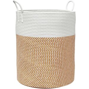 vidaXL Storage Basket Cotton - Modern, Breathable, Space-saving - Storage Basket vidaXL Storage Basket Cotton - Modern, Breathable, Space-saving - Storage Basket